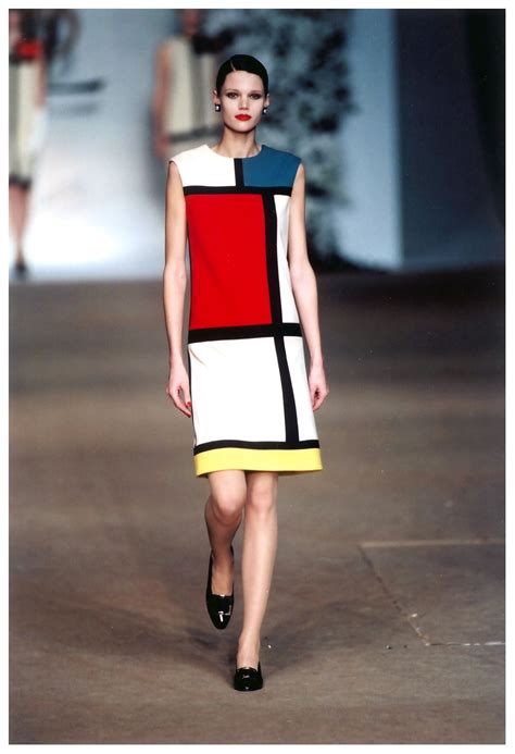 yves saint laurent mondrian|mondrian dress 1960s.